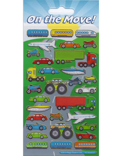 Picture of ON THE MOVE SPARKLE STICKERS